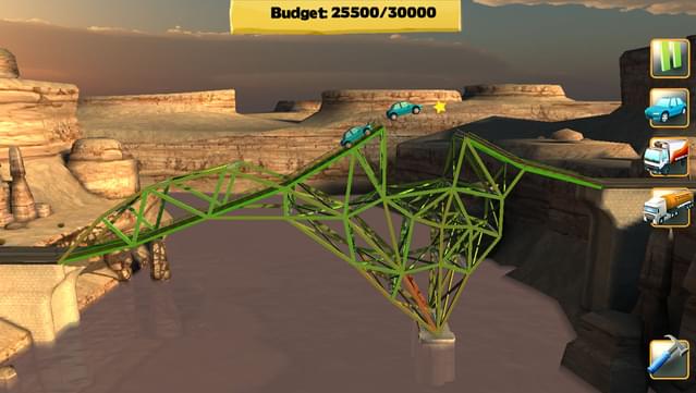 Bridge Constructor Gameplay Screenshot