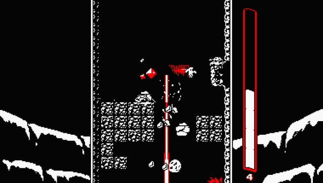 Downwell Gameplay Screenshot