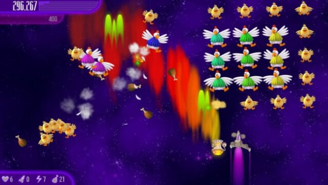 Chicken Invaders Gameplay Screenshot