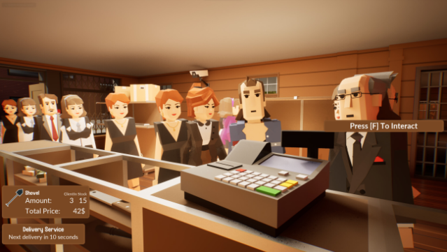 Gun Shop Simulator Gameplay Screenshot