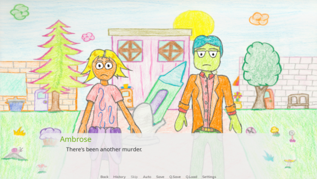 Murder in Crayontopia PC Screenshot