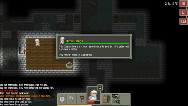 Pixel Dungeon Gameplay Screenshot