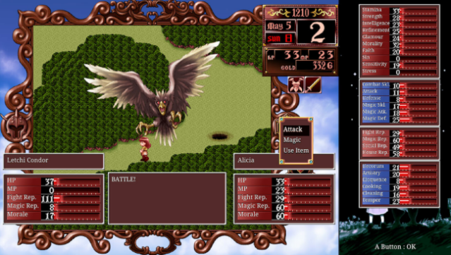 Princess Maker Regeneration Gameplay Screenshot