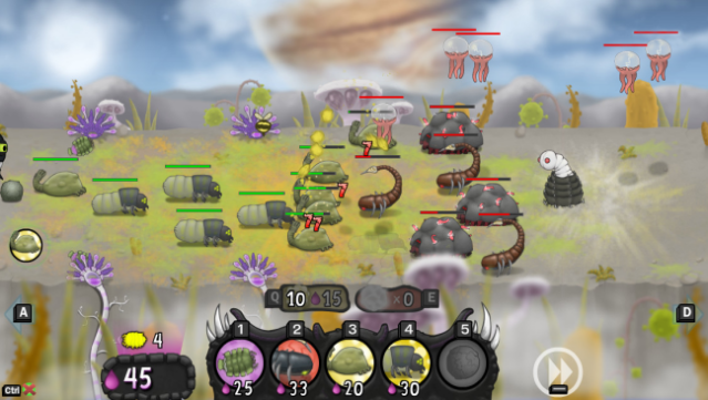 Swarm Queen Gameplay Screenshot