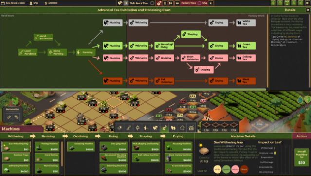 Tea Garden Simulator Gameplay Screenshot